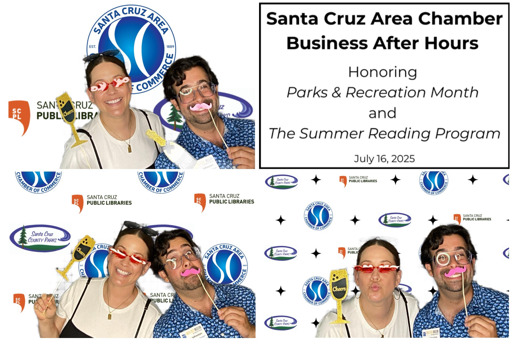 Corporate Business Networking Event (4x6, 3 Photo Template with AI Backgrounds)