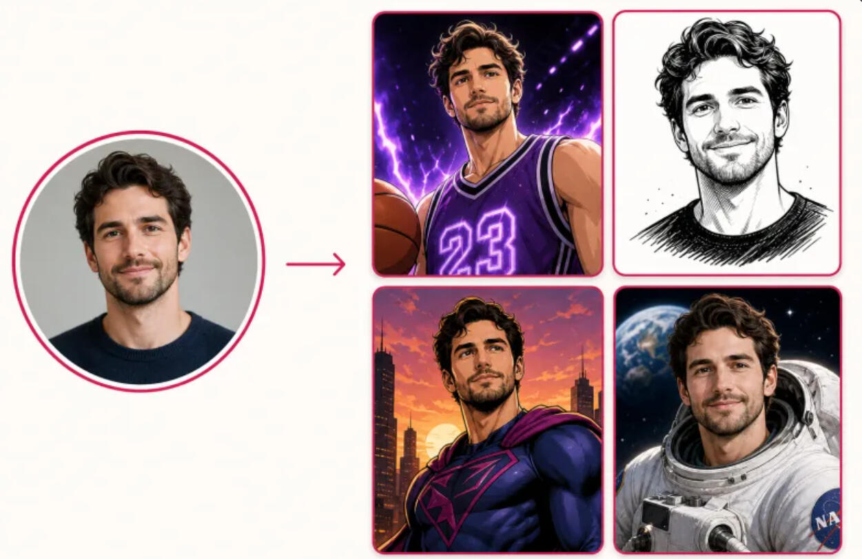 AI Photo Booth Example